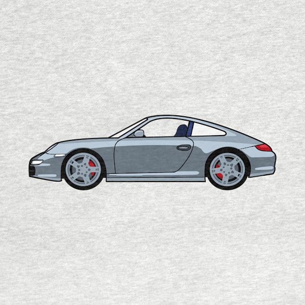 Porsche 911 997 Carrera S Seal Grey Lobster Claw by antipc